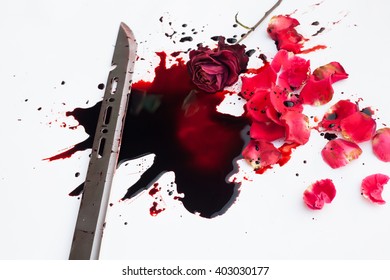 Luxurious Deep Red Rose Closeup On Stock Illustration 398133520