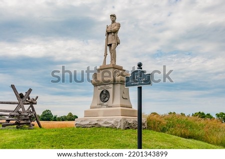 The Bloody Lane, Antietam National Battlefield, Maryland USA, Sharpsburg, Maryland