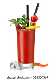 Bloody mary cocktail