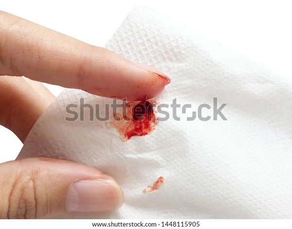 Bloody Snot Mucus Nosebleed Nose Picking Stock Photo Edit Now 1448115905