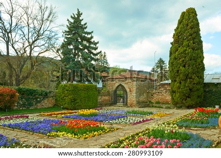 Blooming Botanical Garden in Balchik Bulgaria
