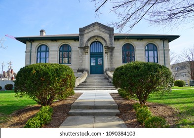 BLOOMINGTON, IN -11 APR 2018- View Of The History Center Building, Former 