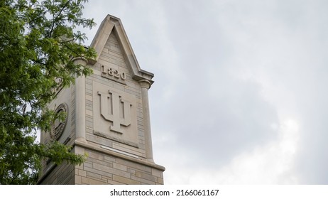 Bloomington, Indiana - May 30, 2022: Indiana University Logo At The College Campus