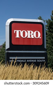 BLOOMINGTON, MN/USA - August 12, 2015: The Toro Company World Headquarters. Toro Is An American Manufacturer Of Lawn Mower And Snow Removal Equipment.