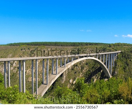 Bloukrans bunjee jumping bridge is an arch bridge located near Nature's Valley and Knysna in Garden route in western cape Africa