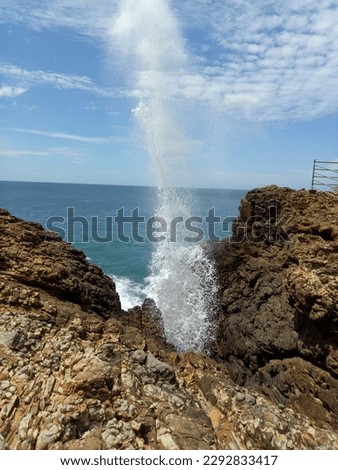 The Blow Hole in Southern Sri Lanka 