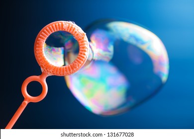 Blowing Bubbles, Close Up Photo