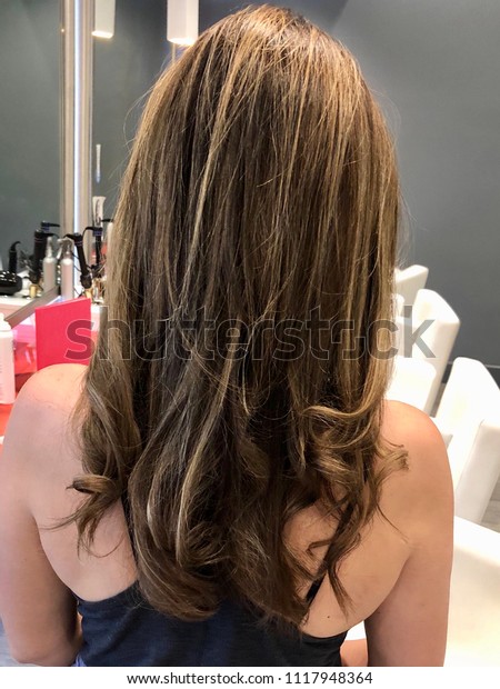 Blowout Style Blow Dry Bar Sulfatefree Stock Photo Edit Now