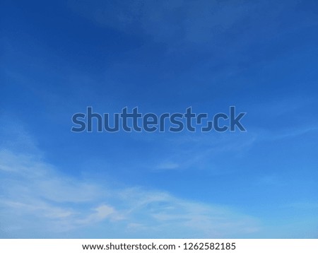 Blu sky with clound  background.​