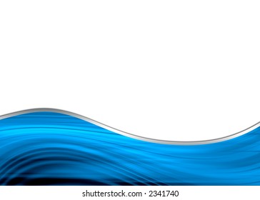 blue abstract composition