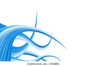 blue abstract composition