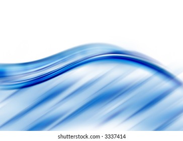 blue abstract composition