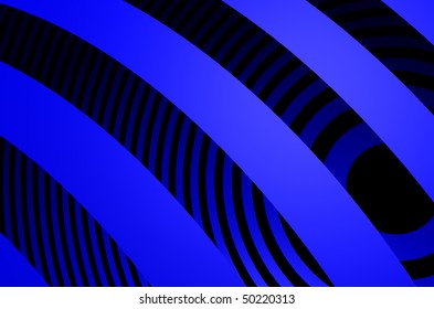 blue abstract composition
