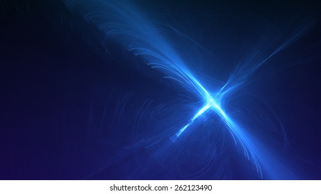 Blue Abstract Light Background