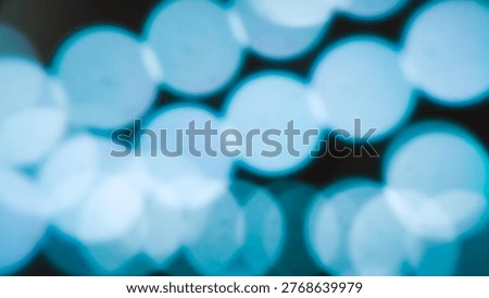 Blue Abstract Light Blur Background