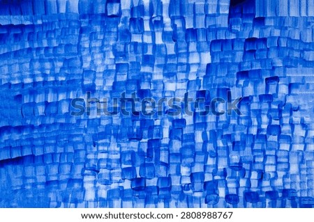 Blue Abstract Mosaic Pattern Background Texture