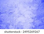 Blue abstract oil painting on canvas texture. Fragment of artwork.