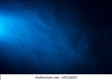 Blue Abstract Smoky Background