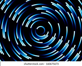 Blue Abstract Spiral Background