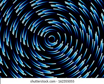 Blue Abstract Spiral Background