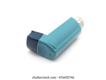 Blue Asthma Inhaler Isolated On White Stock Photo 476435746 | Shutterstock