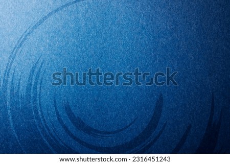 Blue background.
Beautiful Japanese paper.