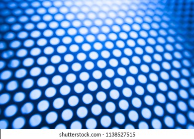 Blue background of pattern showing technology and development with shallow death of field