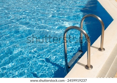 blue background, sea background. a beautiful pool with blue water.
