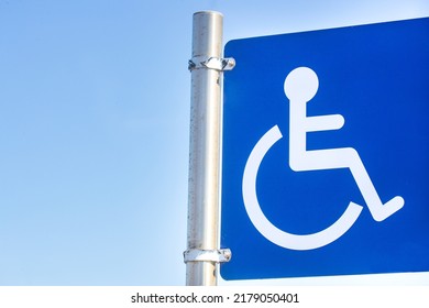 Blue Badge Sign For Disabled Parking 