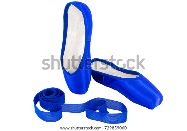 blue pointe shoes