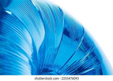 blue balloon, abstract background, close-up view - Shutterstock ID 2255476093