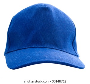 Blue Baseball Cap Isolated