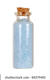 Blue Bath Salts In Jar