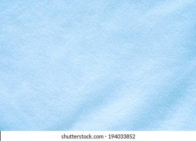 blue bath towel