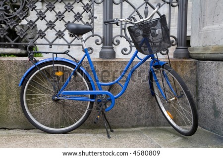Blue Bicycle in Denmark