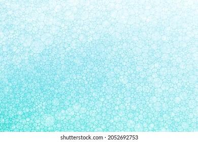 Blue Biotechnology Texture,Transparent Blue Abstract Molecule Model Over Blurred Blue Molecule Background. Concept Of Science, Chemistry, Medicine And Microscopic Research.