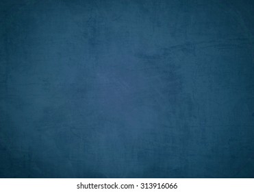 Blue Blank Chalkboard For Background