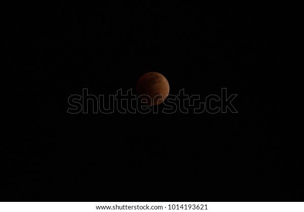 Blue Blood Eclipse 31 January 18 Stock Photo Edit Now