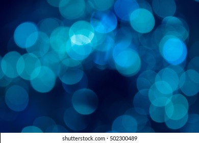 Blue Blurred Lights Night Stock Photo 502300489 | Shutterstock