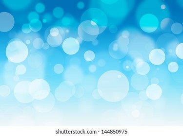 blue bokeh background