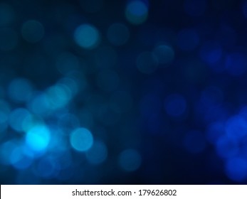 Blue Bokeh Background