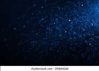 Blue Bokeh Background 