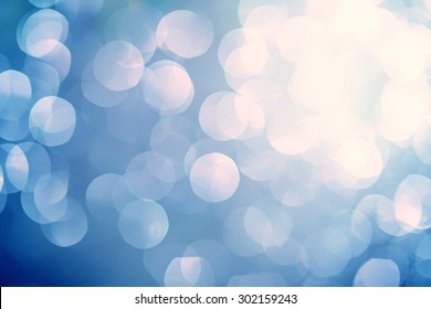 blue bokeh background