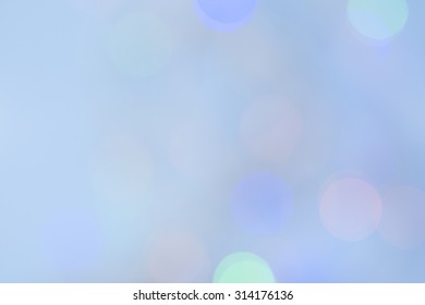 Blue bokeh background with copyspace for text