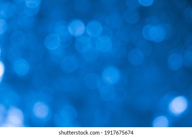 Blue Bokeh Nature Texture Background