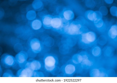 Blue Bokeh Nature Texture Background