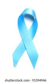 Blue Breast Cancer Awareness Ribbon