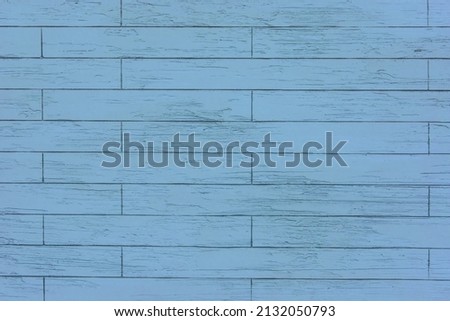 Blue Brick Shape Long Wall Tile Texture Sample Ceramic Bath Pattern Background.