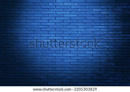 Blue brick wall, blue brick flap texture, old brick wall