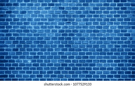 Blue Brickwall Background